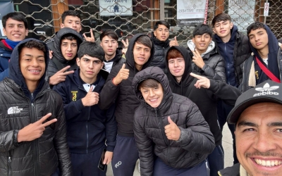 Alumnos en torneo